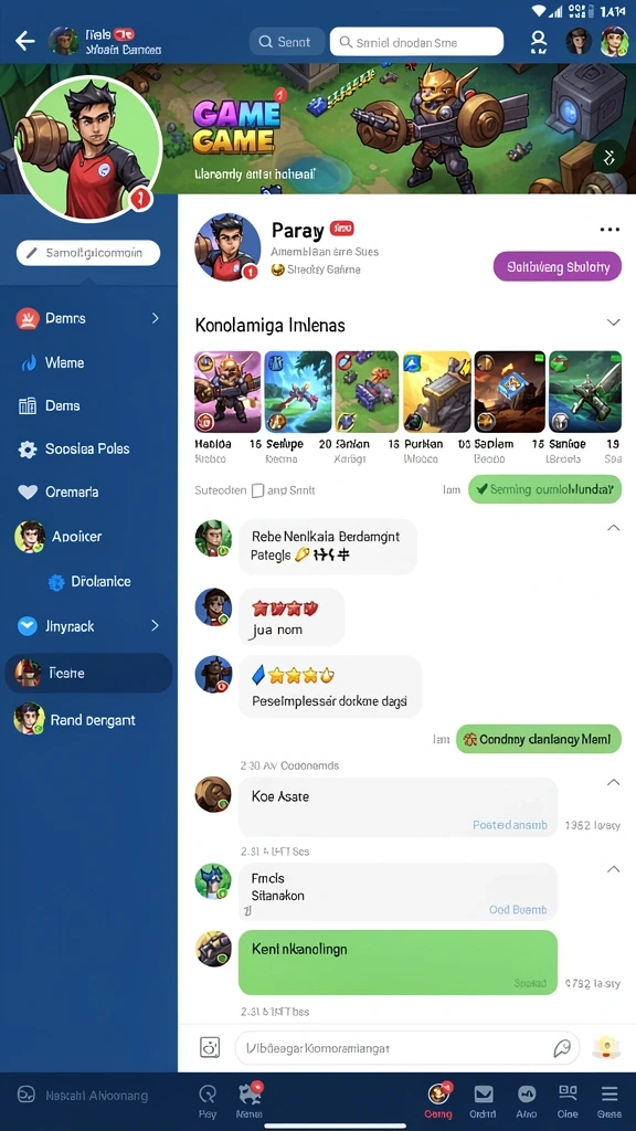 92glory - Fitur multiplayer yang memungkinkan interaksi dengan pemain lain.