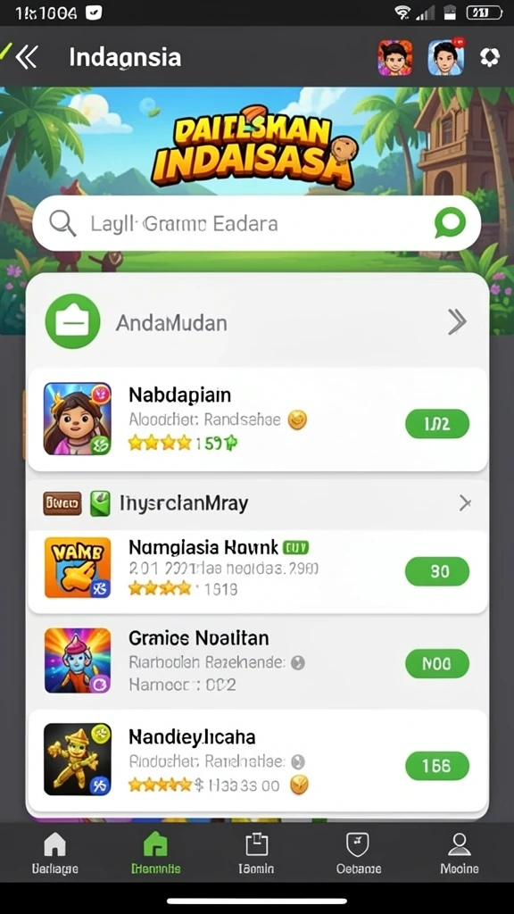9zkgames - Screenshot gameplay yang mendebarkan dari level tinggi.