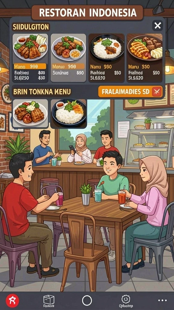 merpati178 - Fitur sosial untuk berinteraksi dengan pemain lain.