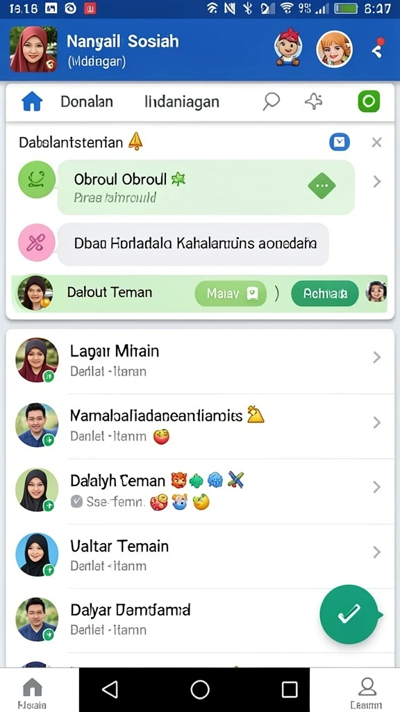 untunggo - Tangkapan layar karakter yang dapat dikustomisasi.